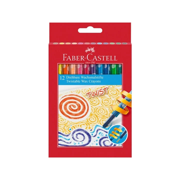 Faber Castell Twist Retractable Wax Crayons