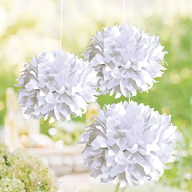 Rayher Papier-Pompoms, 35cm ø, 3Stück
