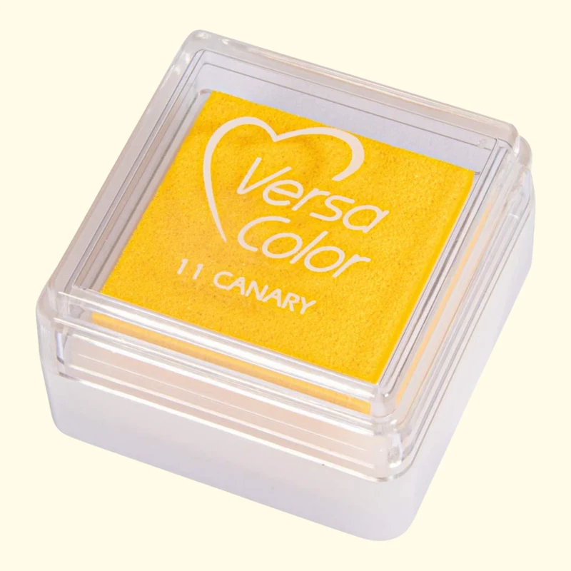 Rayher Stempelkissen Versacolor, 11 Canary – 2,5x2,5 cm