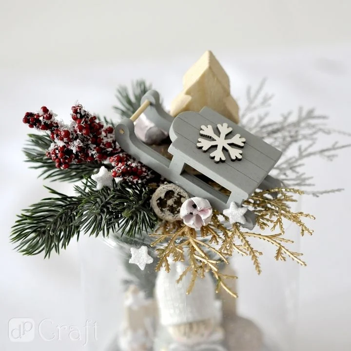 3D Green Branches, Set of 6