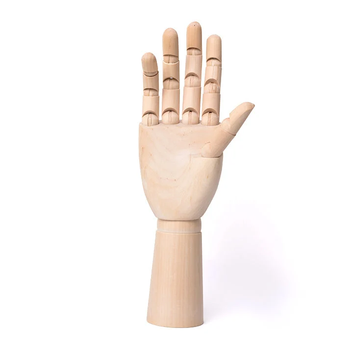 Wooden Hand Model, Male and Female Hand