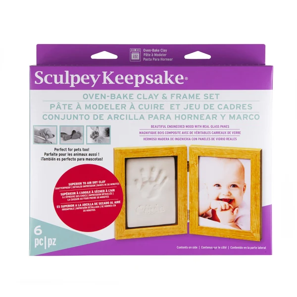 Sculpey - Clay Handprint Keepsake - White