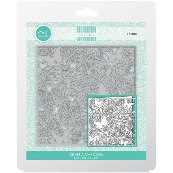 First Edition Dies Large S2- 6x6 Butterflies
