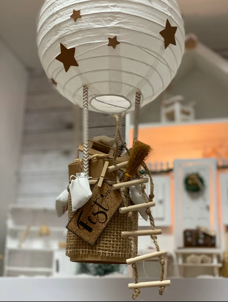Wichtel-Heißluftballon KREATIVPAKET zum Bauen