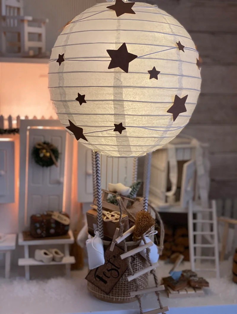 Wichtel-Heißluftballon KREATIVPAKET zum Bauen