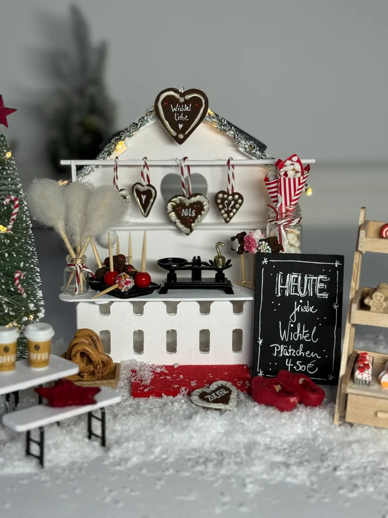 Wichtel-Marktstand KREATIVPAKET zum Basteln