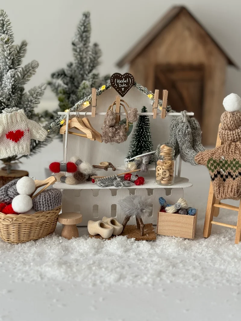 Wichtel-Marktstand KREATIVPAKET zum Basteln