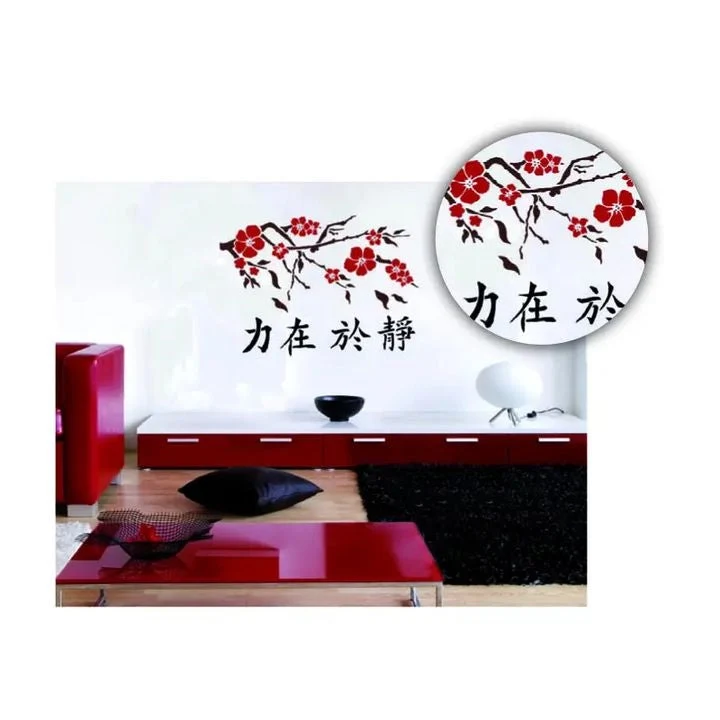 XXL Chinese In Peace 4-Piece Stencil 100x70 cm