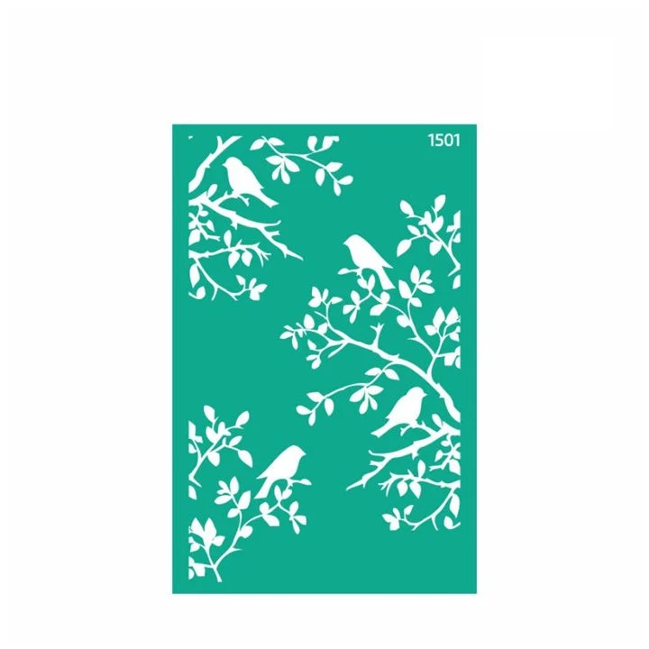 Rosa Talent Self-Adhesive Stencil 13 x 20 cm - Pattern No. 1501