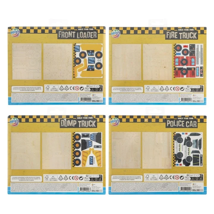 Wooden 3D Puzzle with Stickers