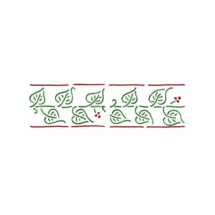 XL Leaf Branch Stencil 22x67 cm