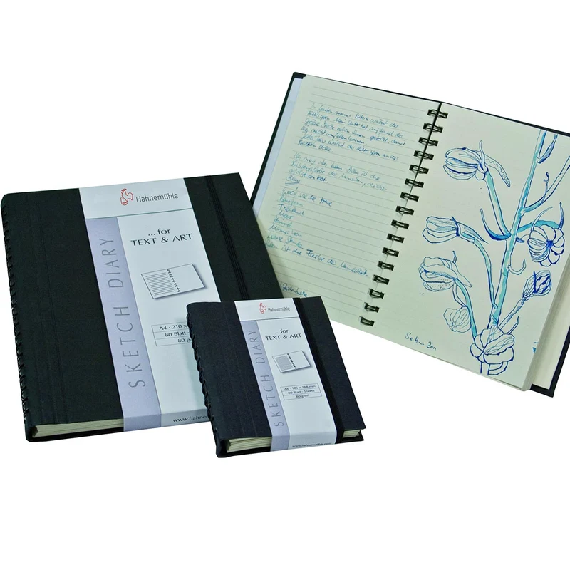 Hahnemuhle - Sketch Diary - A6 120gsm - 60 sheets - Black