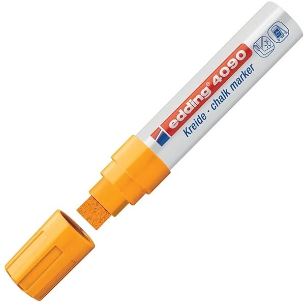 edding - 4090 Chalk Marker Neon Orange 066