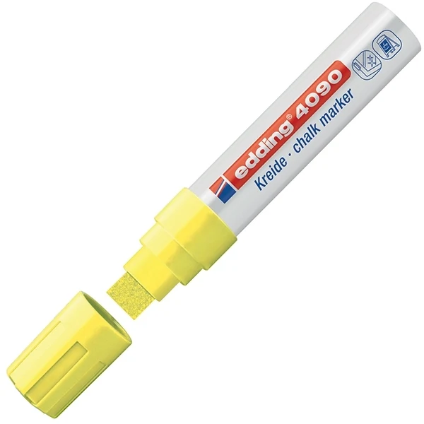 edding - 4090 Chalk Marker Neon Yellow 065