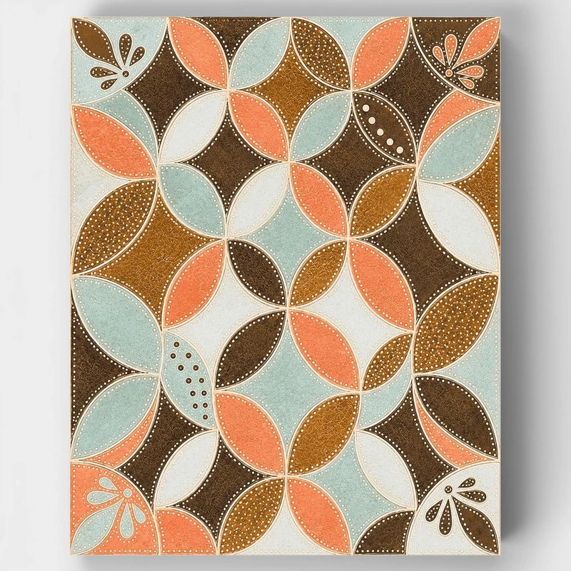 "Kawung" Paint by Numbers Kit