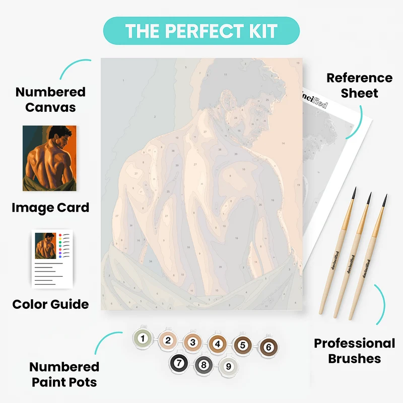 Glancing Back - Paint by Numbers Kit