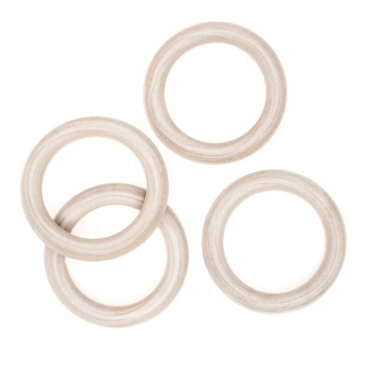 Wooden Rings for Macrame