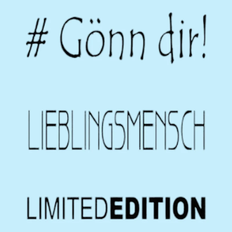 Glorex Reliefeinlage 3St. Gönn Dir/ Limited/ Lieblingsmensch