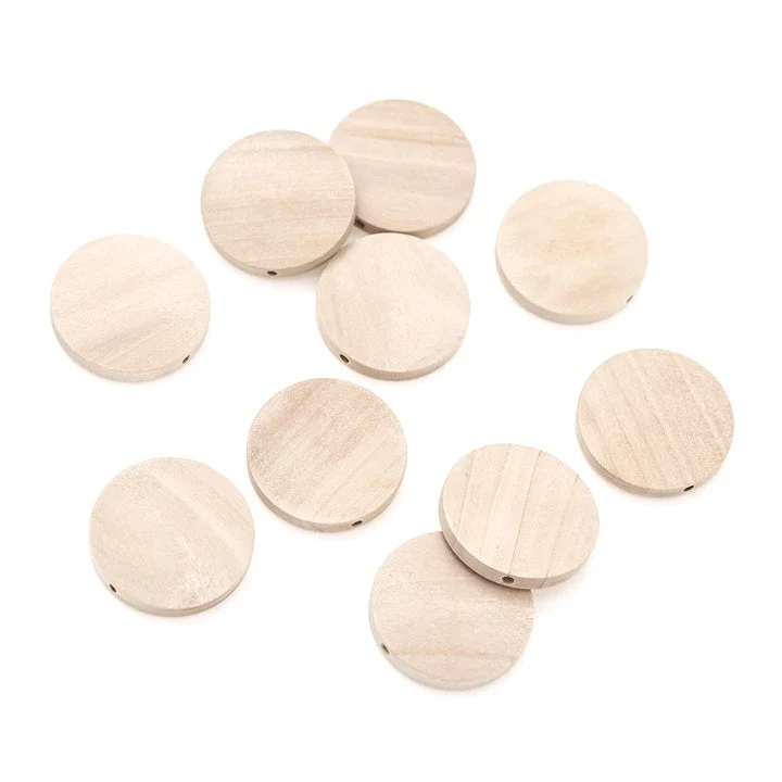 Wooden Disc Beads