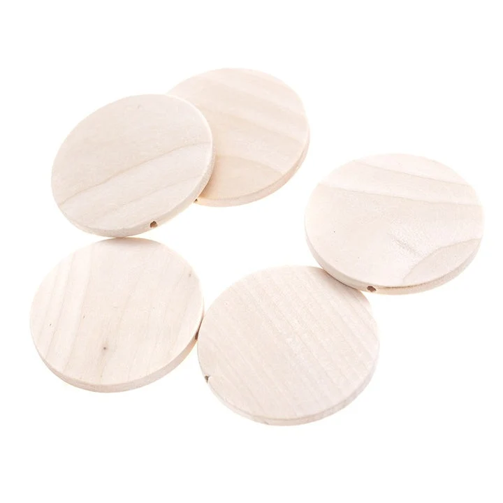 Wooden Disc Beads