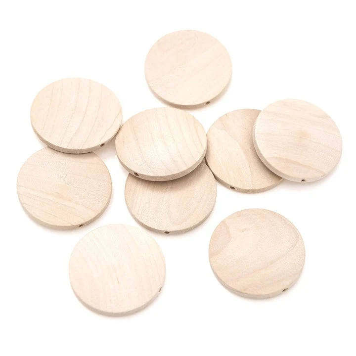 Wooden Disc Beads