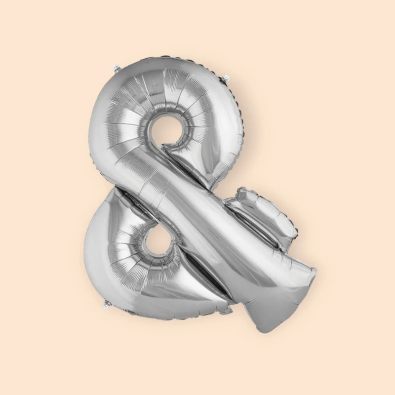 Folienballon, Buchstabe & 40cm