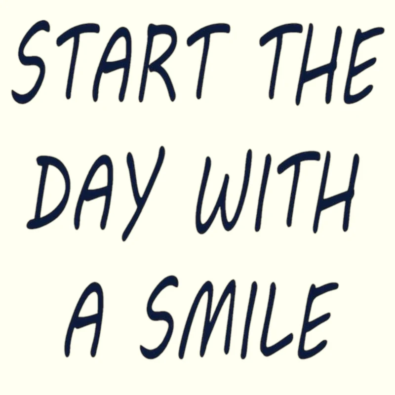 Glorex Reliefeinlage Start the day with a smile