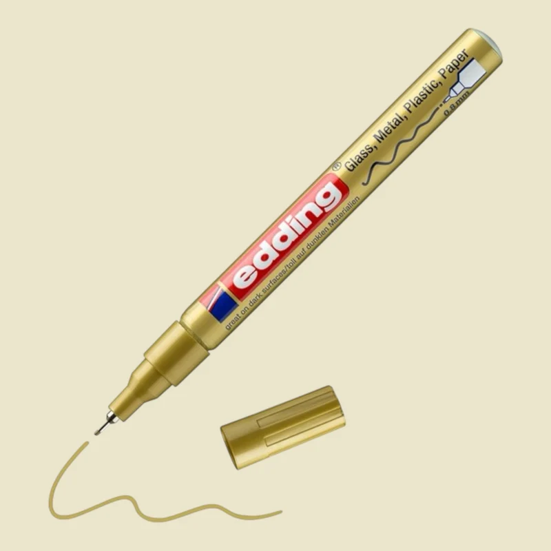 Edding 780 Glanzlack-Marker Gold , 0,8 mm