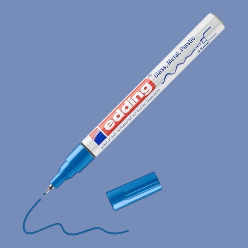 Edding 780 Glanzlack-Marker Blau, 0,8 mm