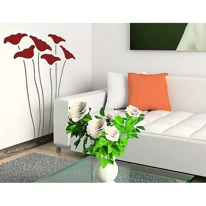 XXL Flowers 4-Piece Stencil 70x100 cm