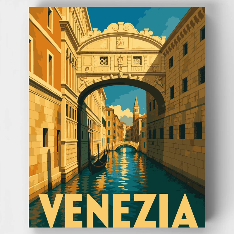 Bridge of Sighs - Paint by Numbers Kit