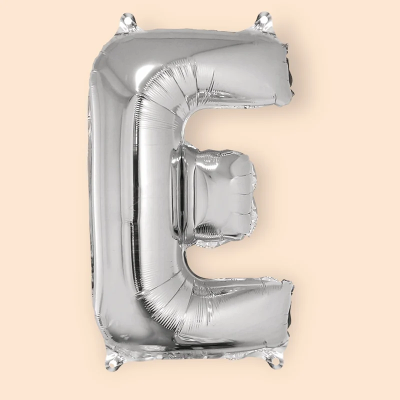 Folienballon, Buchstabe E 40cm