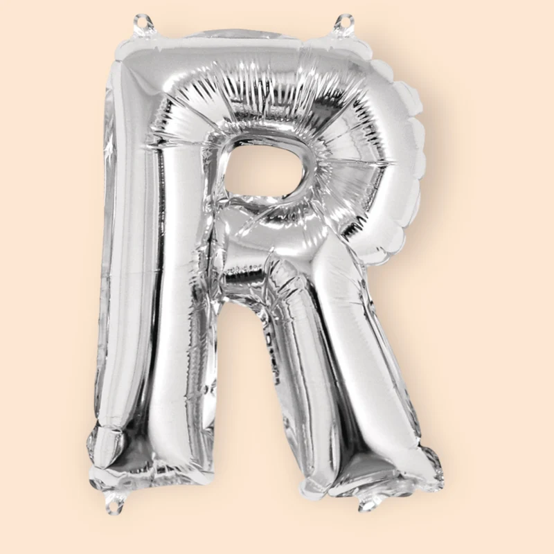 Folienballon, Buchstabe R 40cm