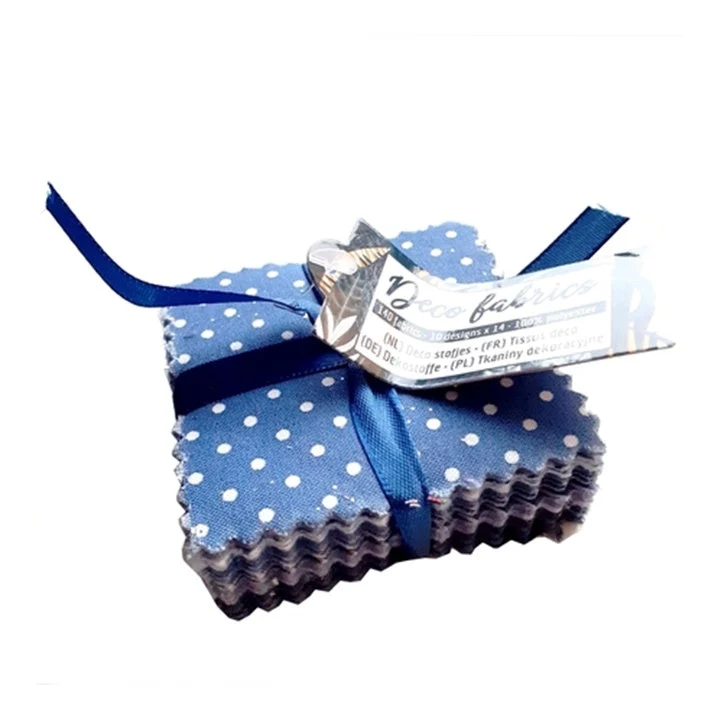 Decorative Mini Fabrics for Patchwork, 140 pcs