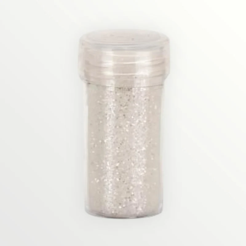 Glorex Deko-Effekt-Flitter weiss 14ml