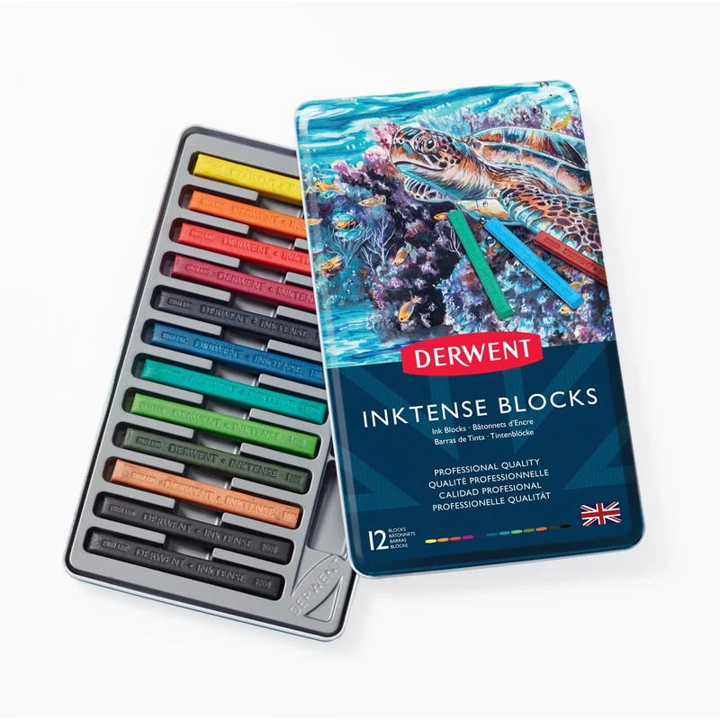Derwent - Inktense Block - 12 Tin