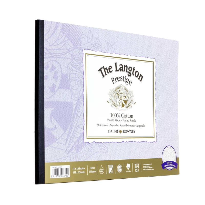 Akvarelni blok DALER ROWNEY The Langton Prestige 300 g/m² – 12 listova