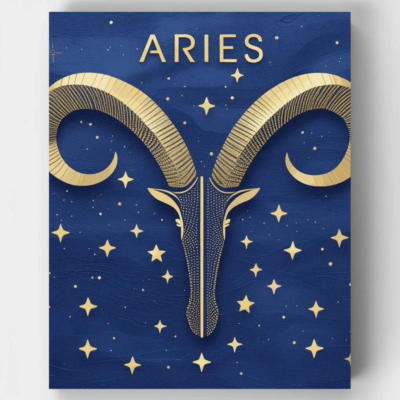 Celestial Aries - Paint by Numbers Kit