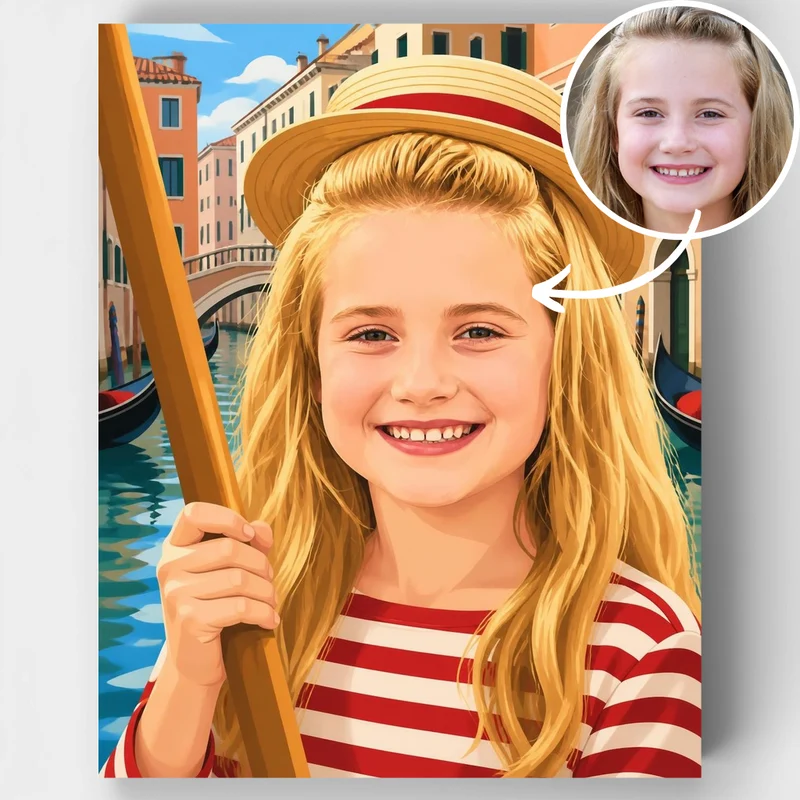 Venetian Adventure - Custom Paint by Numbers Kit