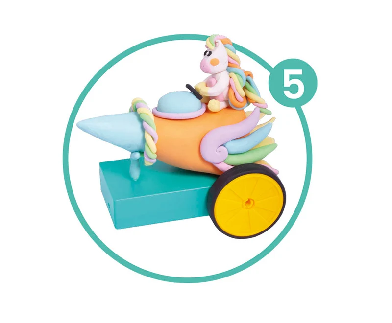 Ustvarjalni set za modeliranje JOVI Tech Crazy Cars Fantasy 14 kosov
