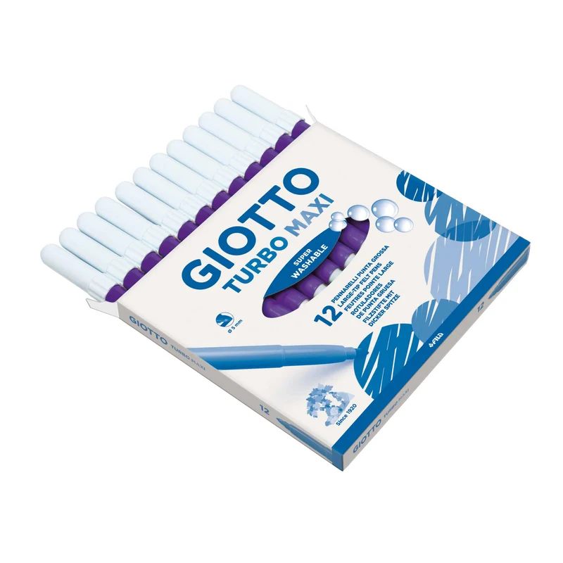 Dicke abwaschbare Filzstifte GIOTTO Turbo Maxi 5 mm