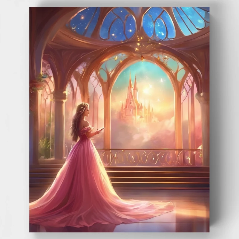 Enchanted Evening Vista - Paint by Numbers Kit
