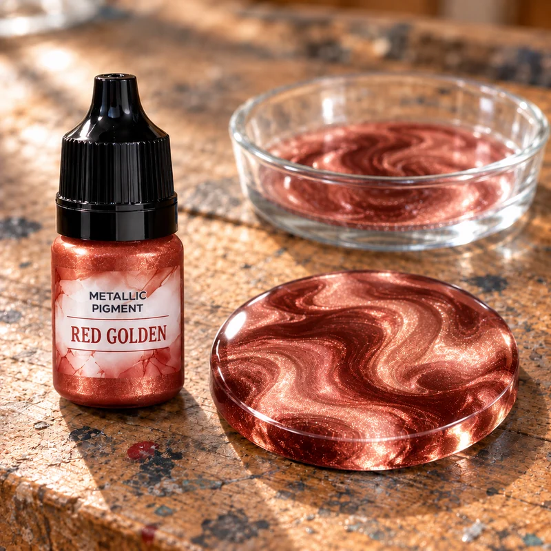 Flüssiges Metallic-Pigment für Harz 5 ml