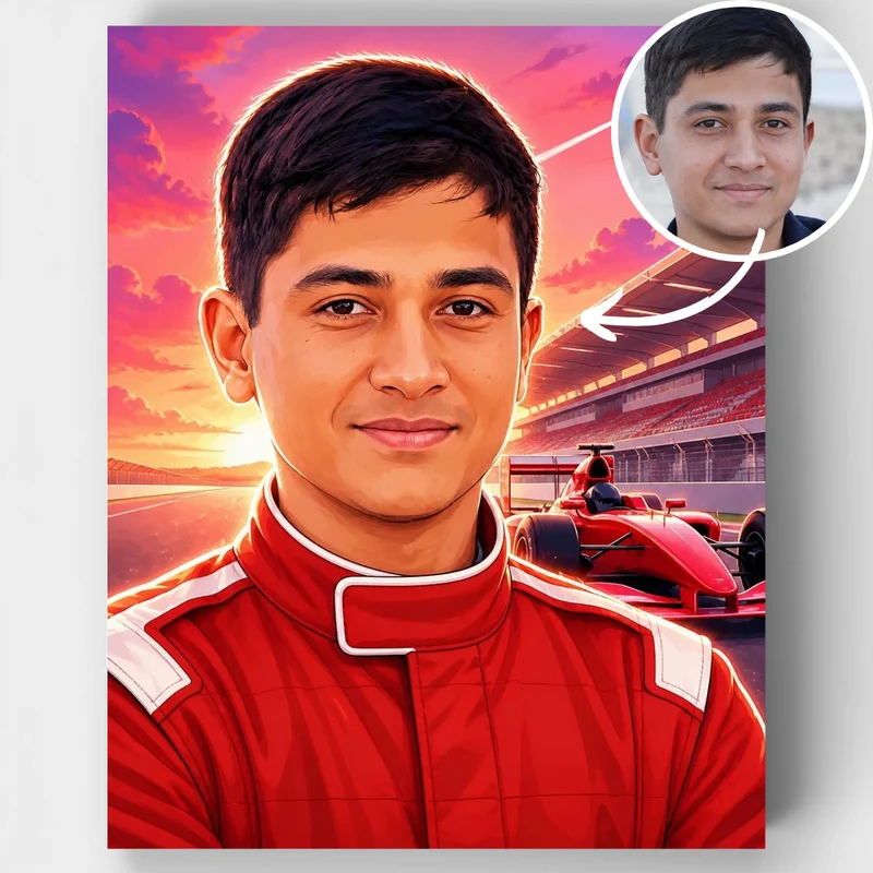 Racing Prodigy - Custom Paint by Numbers Kit