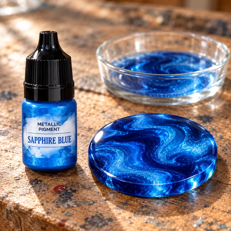 Flüssiges Metallic-Pigment für Harz 5 ml