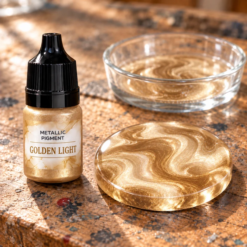 Flüssiges Metallic-Pigment für Harz 5 ml