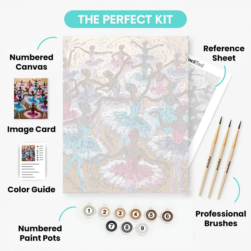 Dance Whirlwind - Paint by Numbers Kit