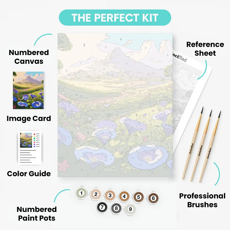 Morning Glory Meadow - Paint by Numbers Kit
