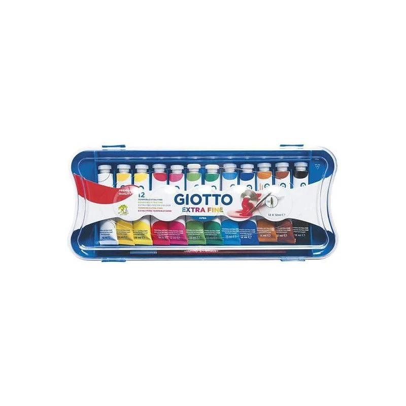 Темперни бои GIOTTO Extra Fine в туби с четка