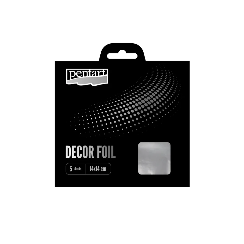 Metalická dekoračná fólia Pentart Decor fólia
